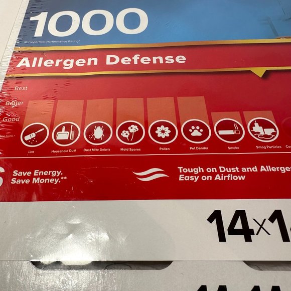 3M Allergen Filtrete Filter New 1000 14 x 14 x 1 - Picture 2 of 6